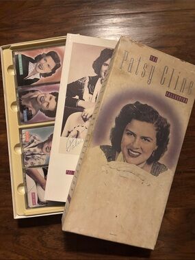 Patsy Cline Collector Box Set CassetteTapes- Beige & Purple Artwork